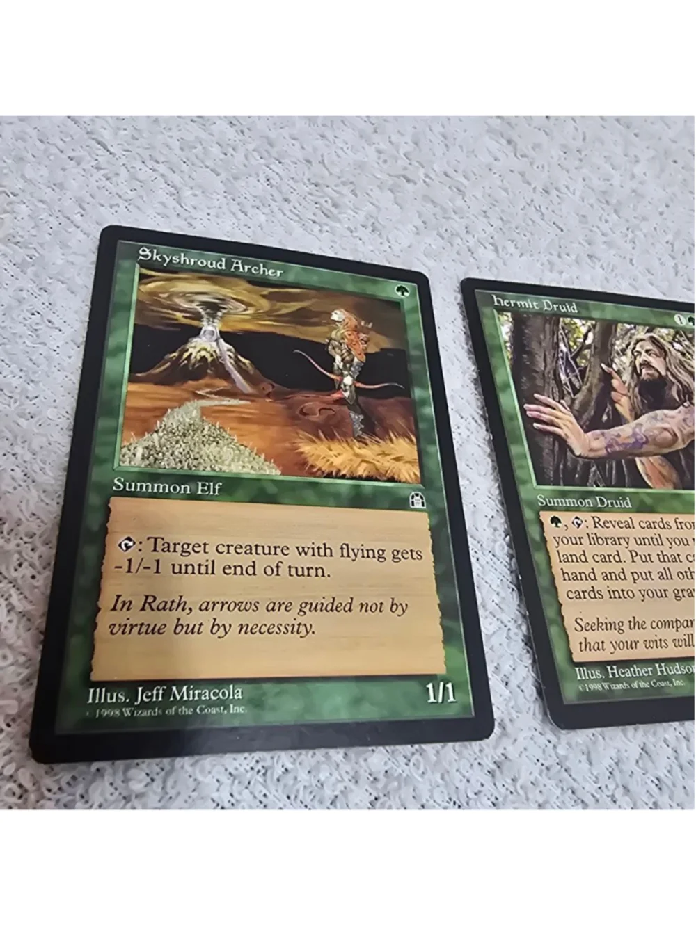 Trading Cards Green Brown Magic The Gathering